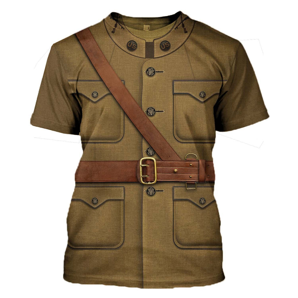 Harry Truman Military Uniform Cosplay T-Shirt / S President004
