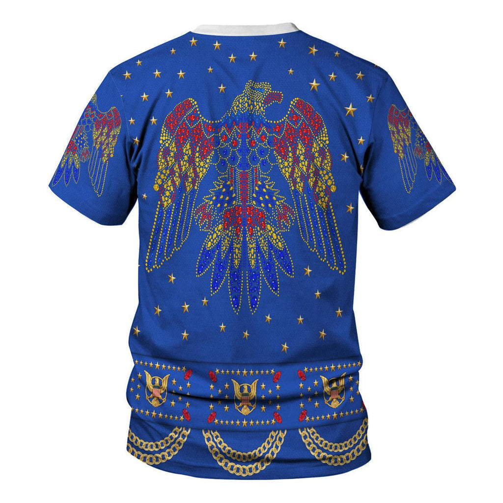 CustomsPig Elvis EAGLE Blue Costume Hoodie Sweatshirt T-Shirt Sweatpants - CustomsPig.com