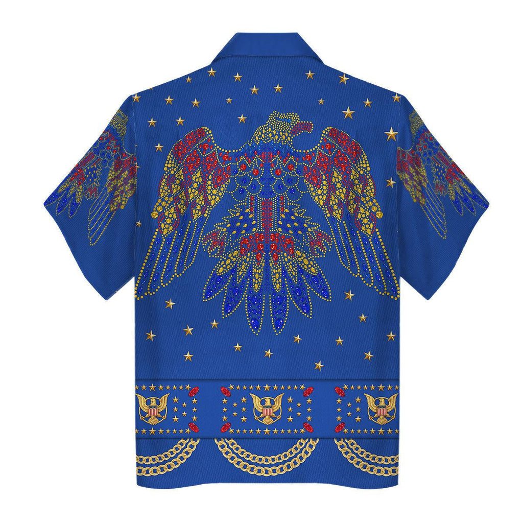 CustomsPig Elvis EAGLE Blue Costume Hoodie Sweatshirt T-Shirt Sweatpants - CustomsPig.com