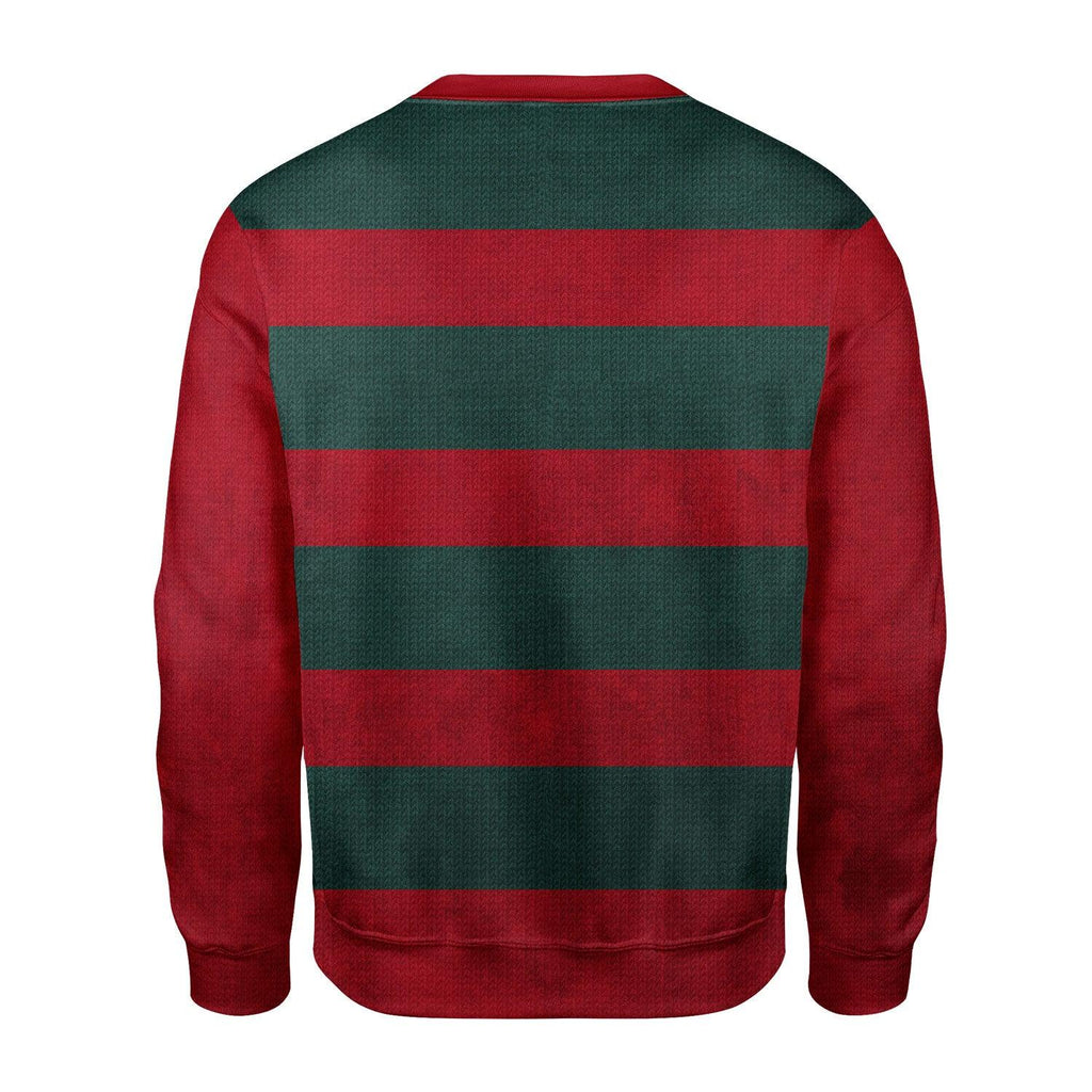 CustomsPig Freddy Krueger Christmas Ugly Sweater - CustomsPig.com