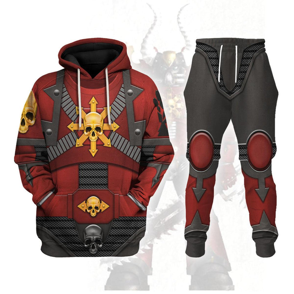 Red Corsairs Warband Colour Scheme T-shirt Hoodie Sweatpants Cosplay - CustomsPig