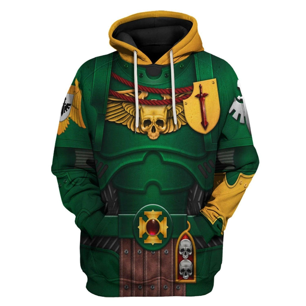 Dark Angels Captain T-shirt Hoodie Sweatpants Cosplay -  CustomsPig