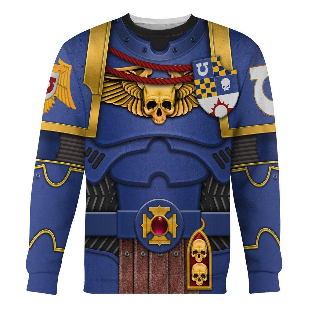 Ultramarines Captain T-shirt Hoodie Sweatpants Cosplay - CustomsPig