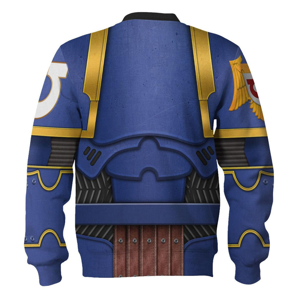 Ultramarines Captain T-shirt Hoodie Sweatpants Cosplay - CustomsPig