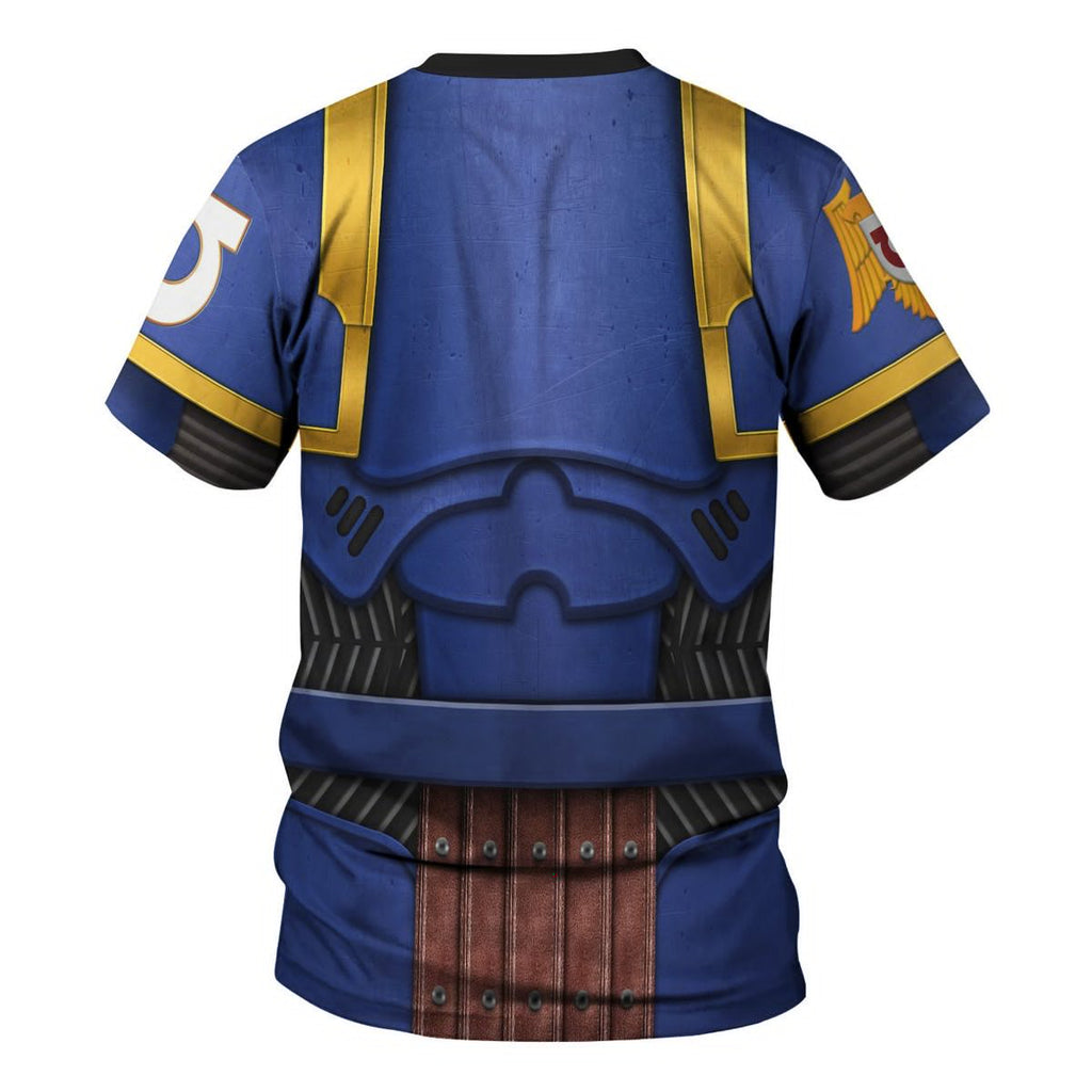 Ultramarines Captain T-shirt Hoodie Sweatpants Cosplay - CustomsPig