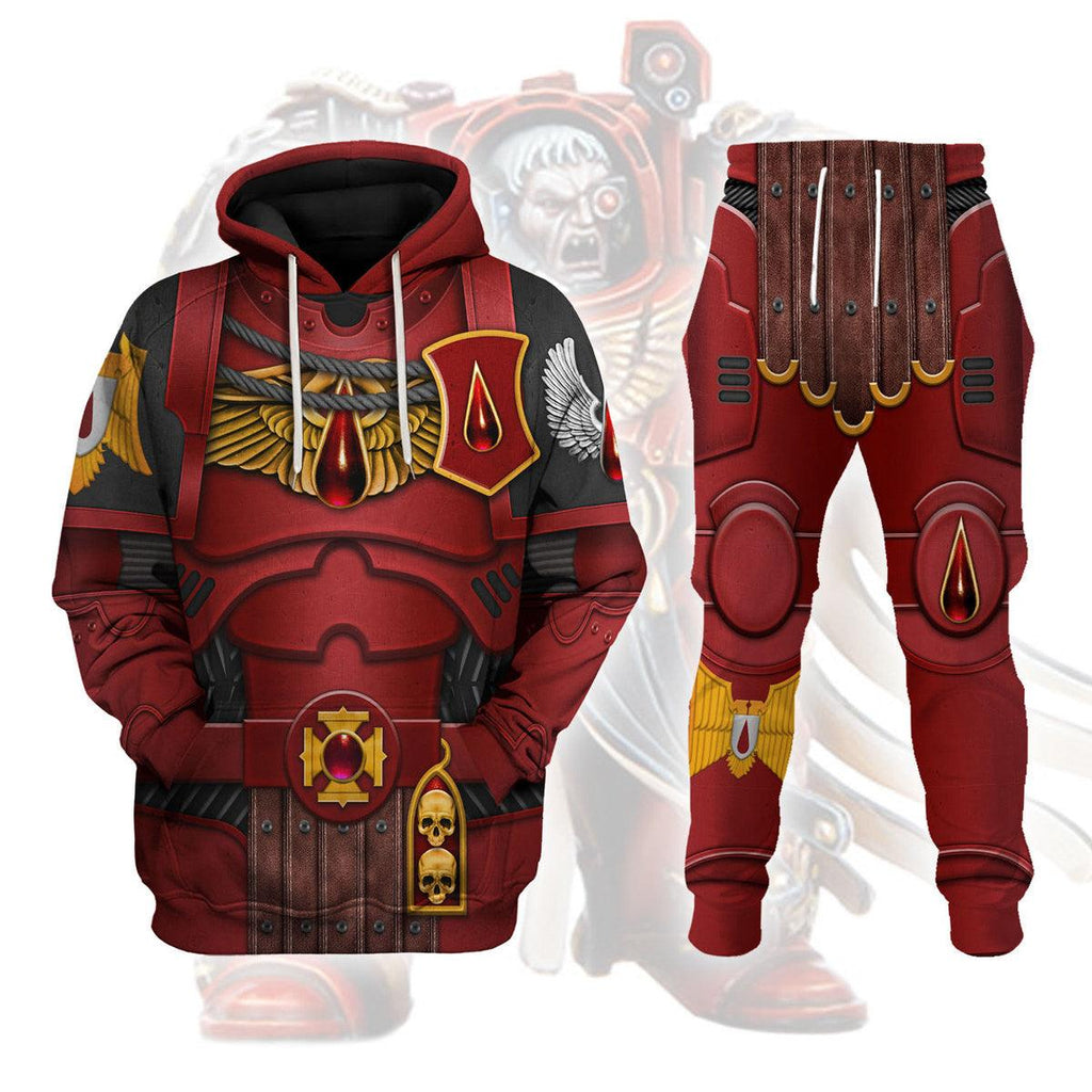 Blood Angels Captain T-shirt Hoodie Sweatpants Cosplay - CustomsPig