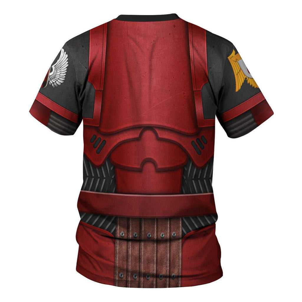 Blood Angels Captain T-shirt Hoodie Sweatpants Cosplay - CustomsPig