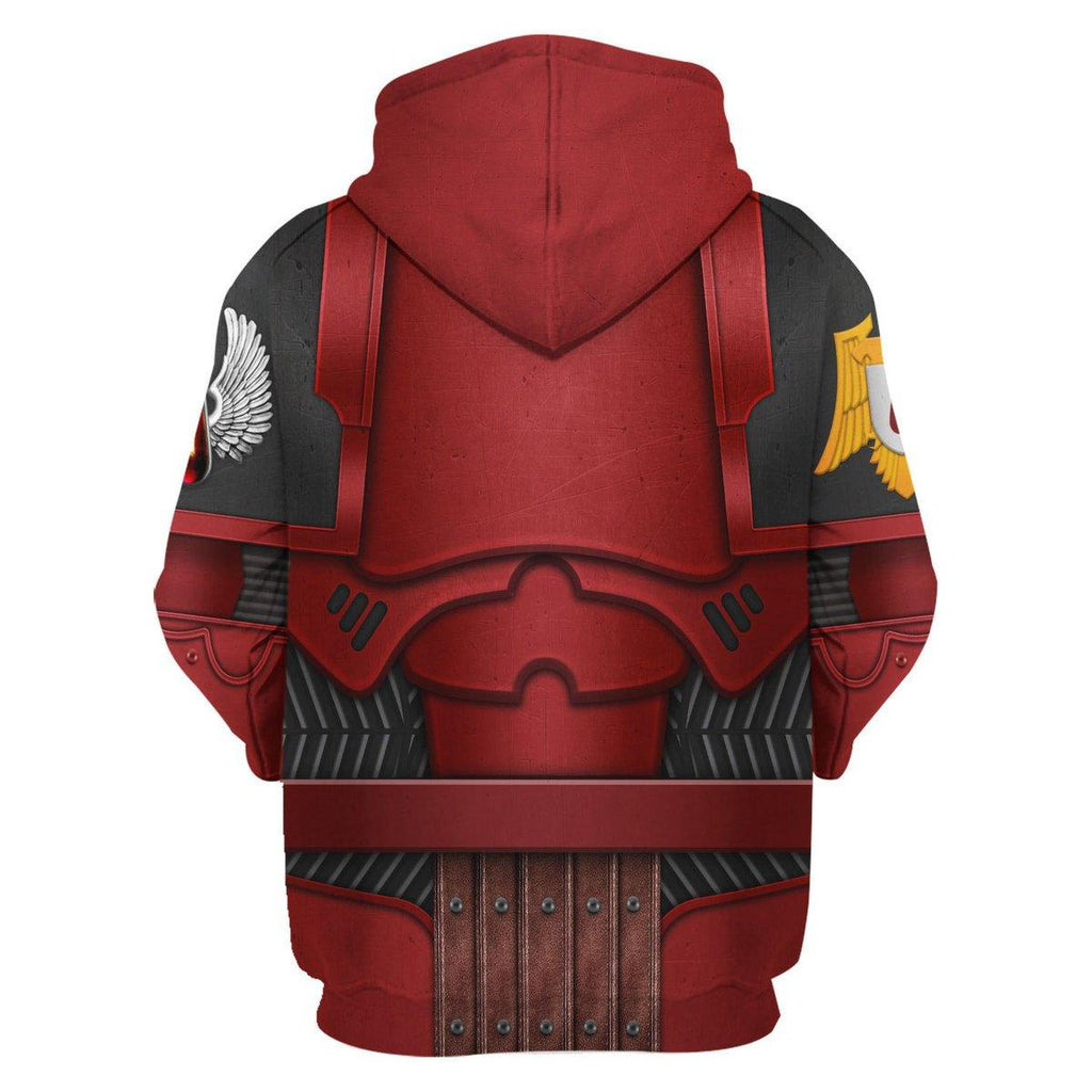 Blood Angels Captain T-shirt Hoodie Sweatpants Cosplay - CustomsPig