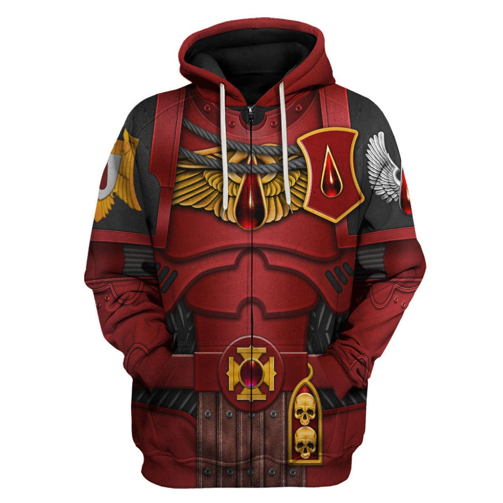 Blood Angels Captain T-shirt Hoodie Sweatpants Cosplay - CustomsPig