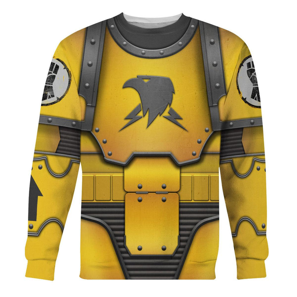 Imperial Fists in Mark III Power Armor T-shirt Hoodie Sweatpants Cosplay - CustomsPig