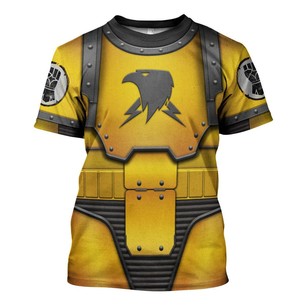 Imperial Fists in Mark III Power Armor T-shirt Hoodie Sweatpants Cosplay - CustomsPig