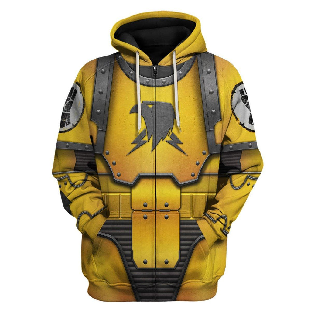 Imperial Fists in Mark III Power Armor T-shirt Hoodie Sweatpants Cosplay - CustomsPig