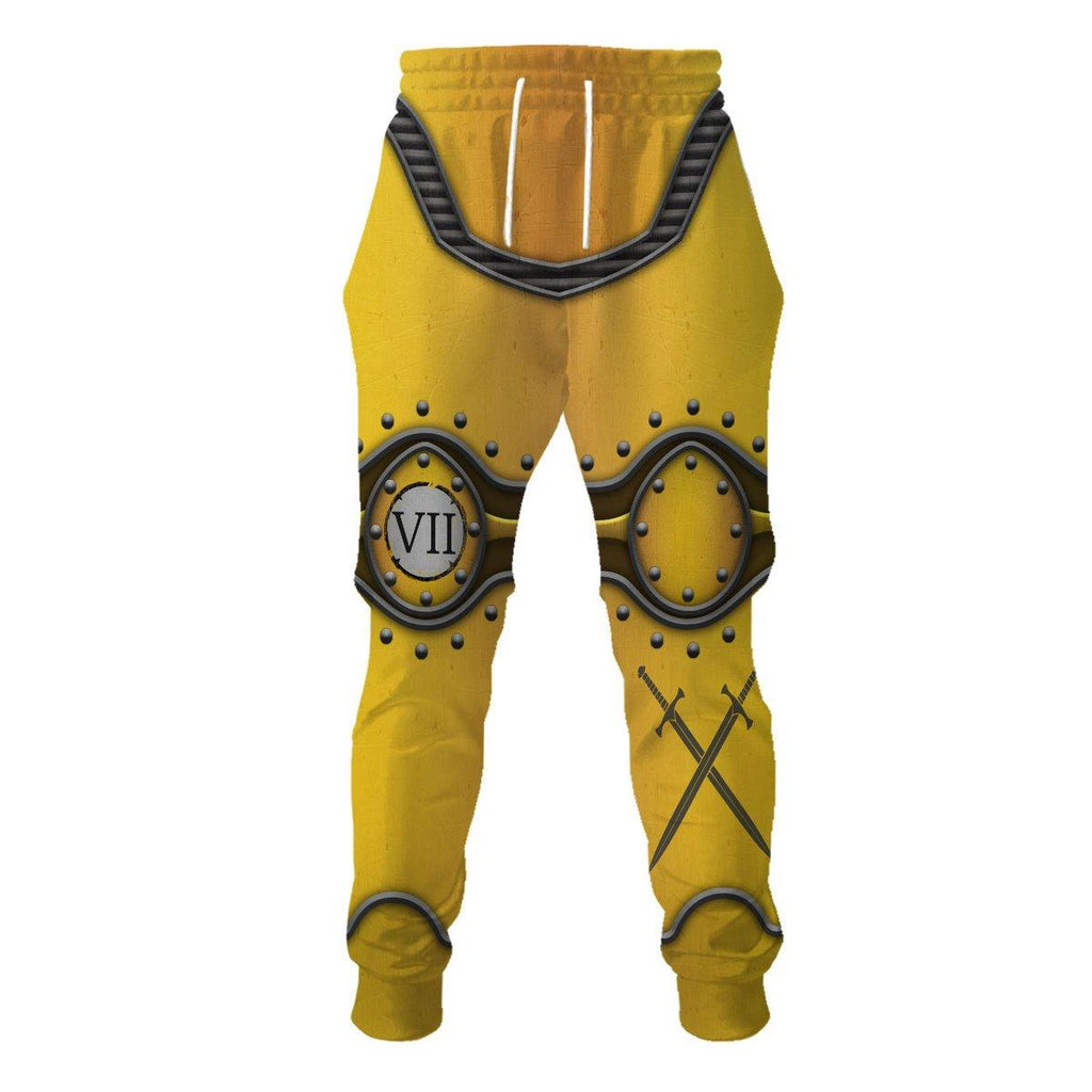 Imperial Fists in Mark III Power Armor T-shirt Hoodie Sweatpants Cosplay - CustomsPig