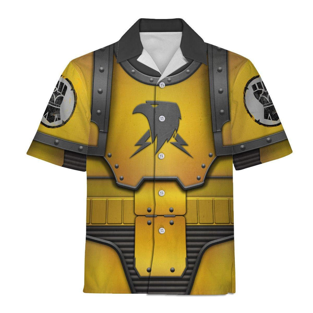 Imperial Fists in Mark III Power Armor T-shirt Hoodie Sweatpants Cosplay - CustomsPig