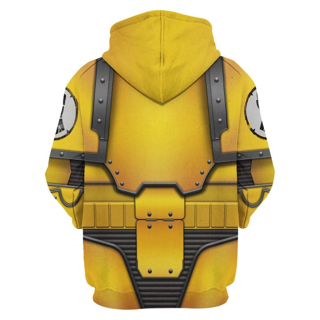 Imperial Fists in Mark III Power Armor T-shirt Hoodie Sweatpants Cosplay - CustomsPig