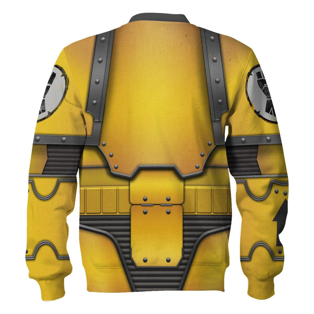 Imperial Fists in Mark III Power Armor T-shirt Hoodie Sweatpants Cosplay - CustomsPig