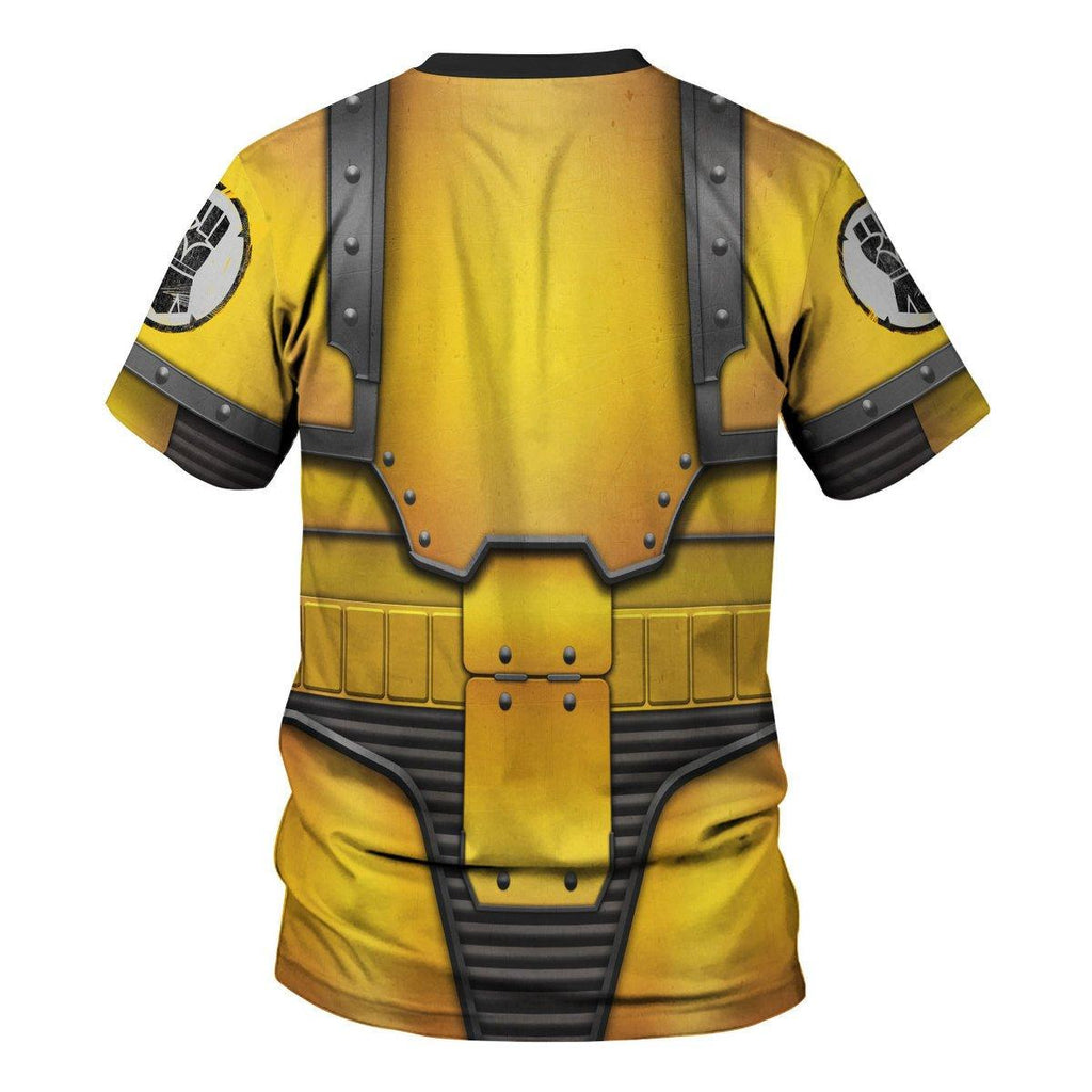 Imperial Fists in Mark III Power Armor T-shirt Hoodie Sweatpants Cosplay - CustomsPig