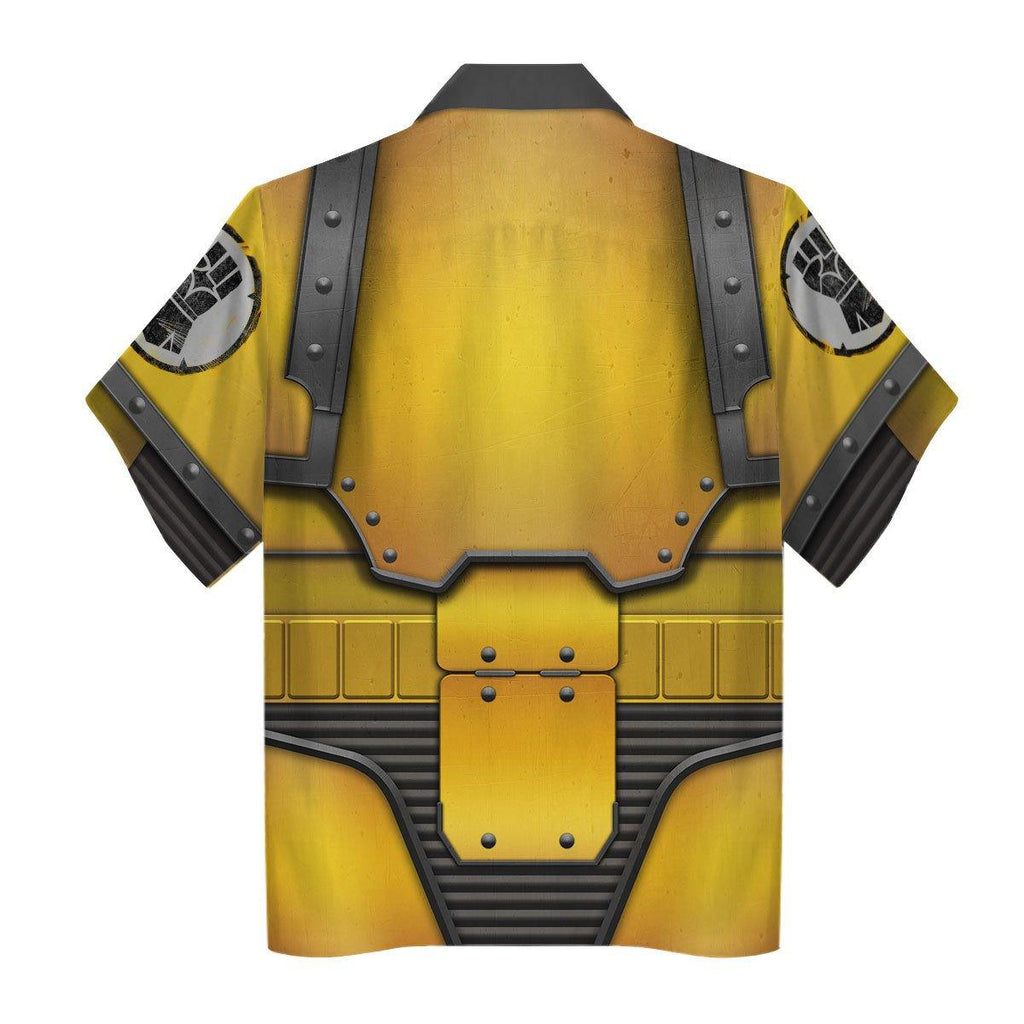 Imperial Fists in Mark III Power Armor T-shirt Hoodie Sweatpants Cosplay - CustomsPig