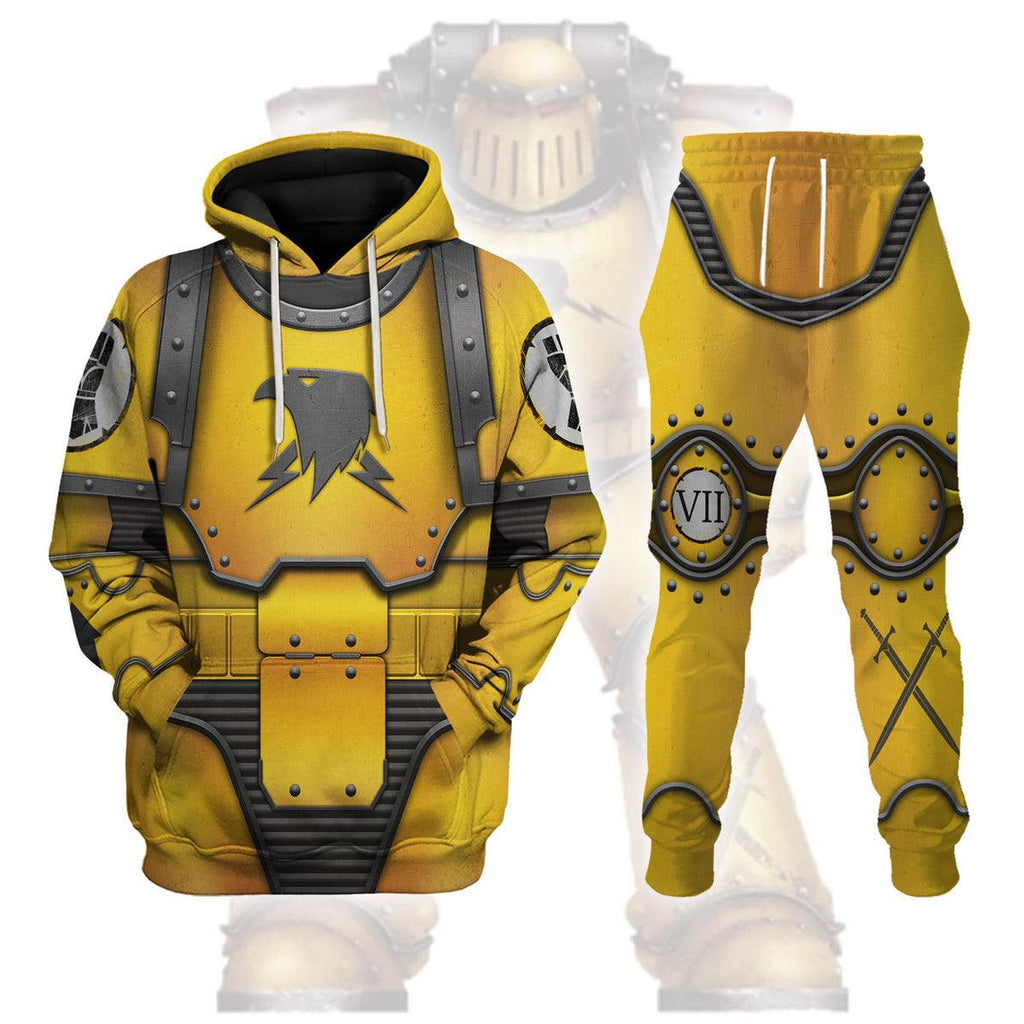 Imperial Fists in Mark III Power Armor T-shirt Hoodie Sweatpants Cosplay - CustomsPig