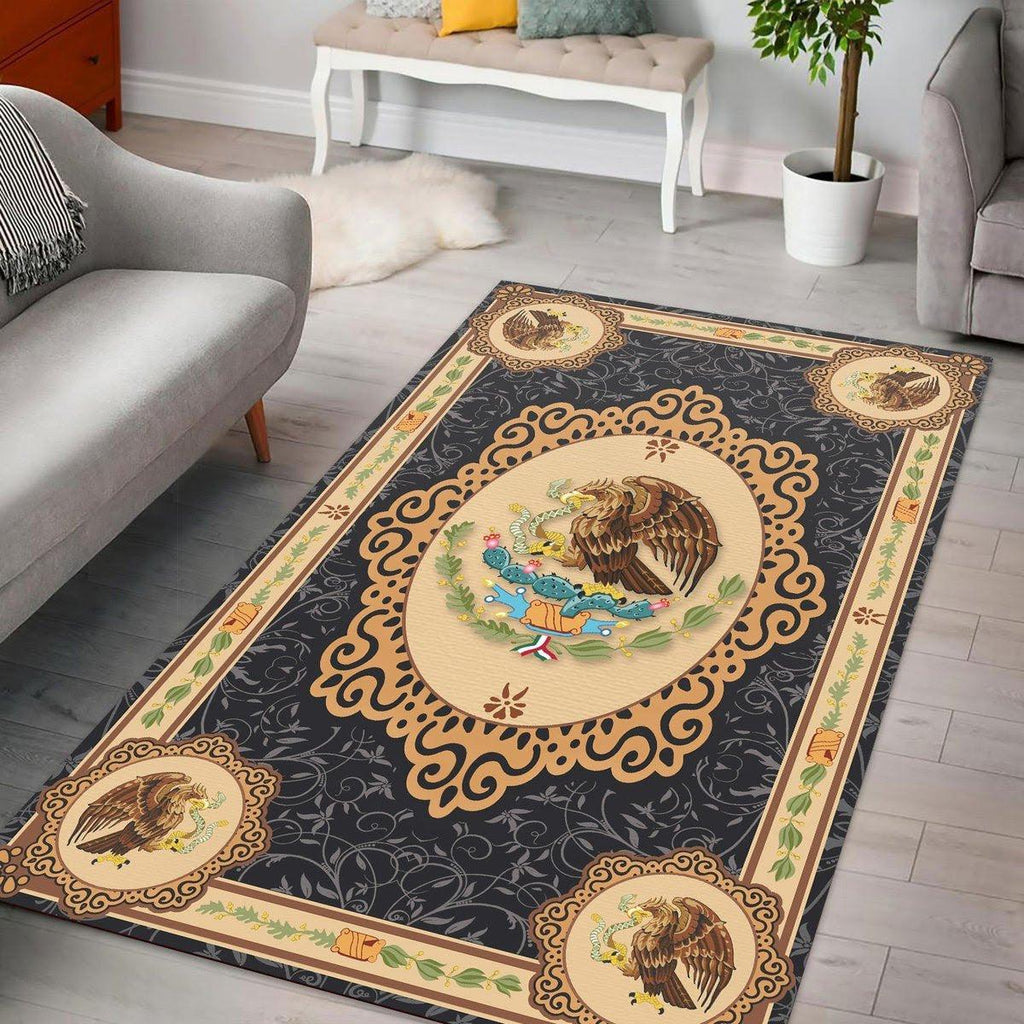 Mexico Coat of Arms Rug - CustomsPig