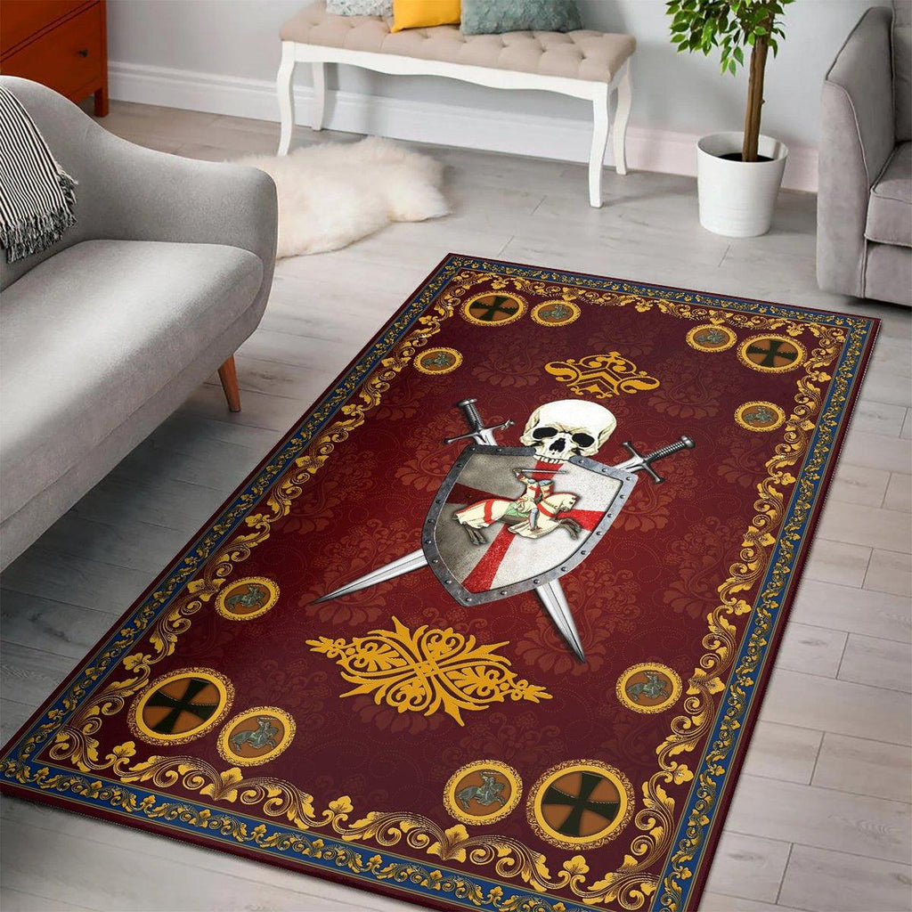 Knight Templar Rug - CustomsPig