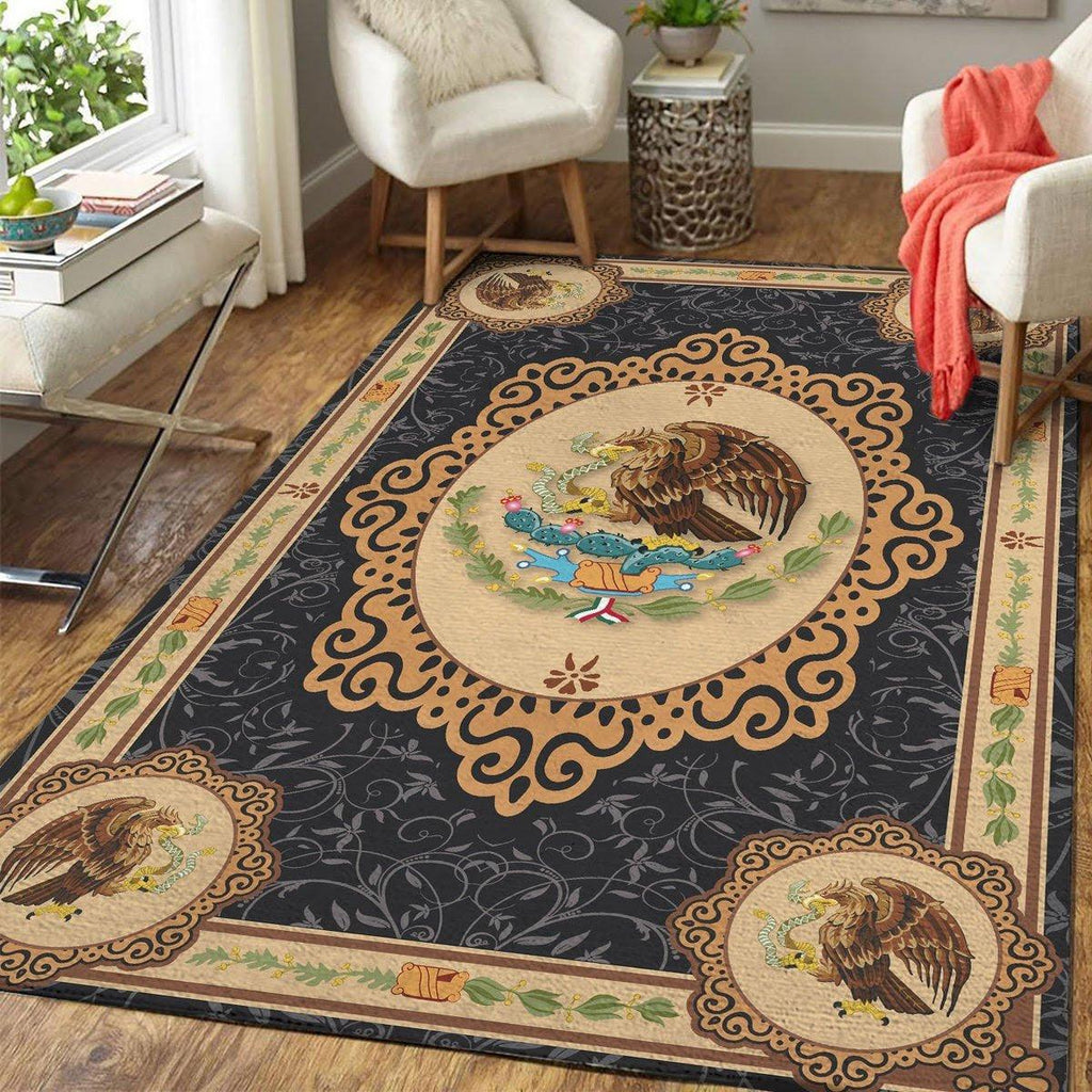 Mexico Coat of Arms Rug - CustomsPig