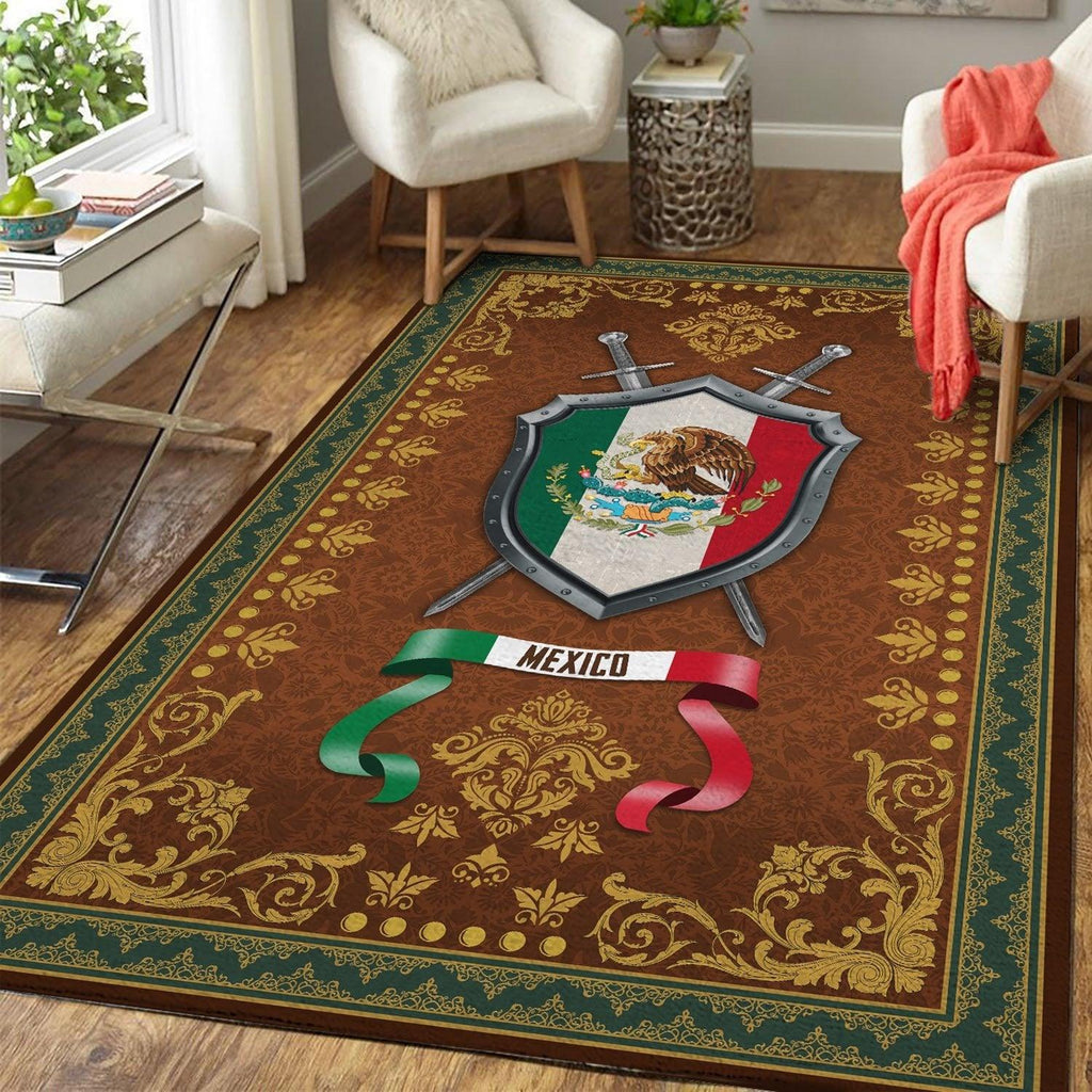 Mexico Coat Of Arms Rug - CustomsPig