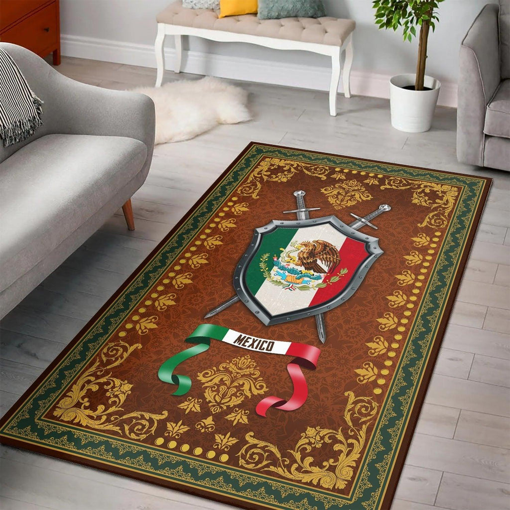 Mexico Coat Of Arms Rug - CustomsPig