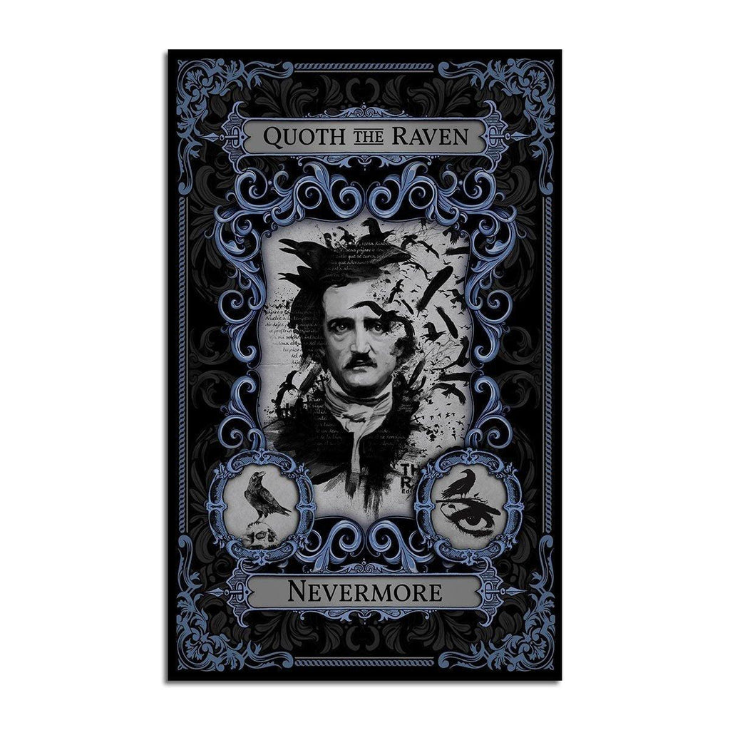 Edgar Allan Poe The Raven Rug - CustomsPig