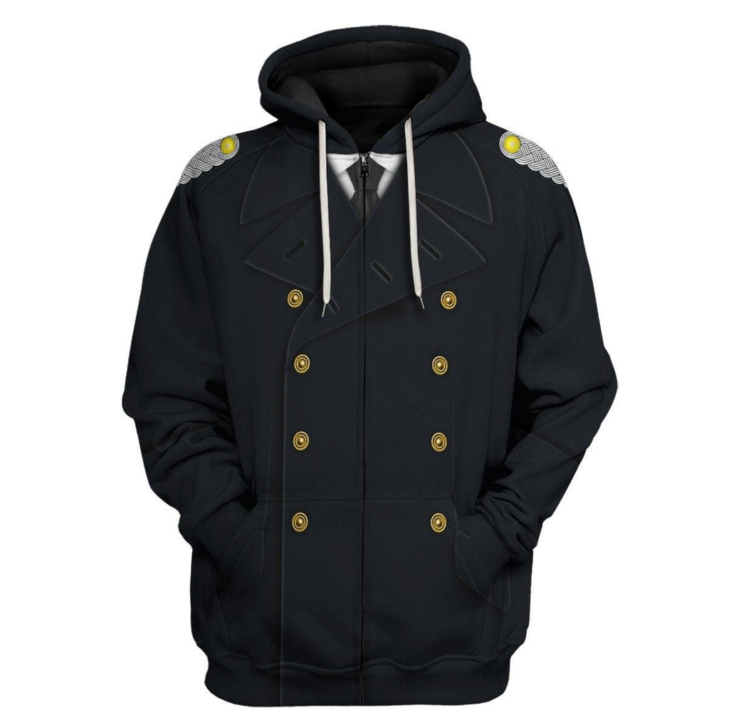  CustomsPig German Kriegsmarine (War Navy) Officer Costume Hoodie Sweatshirt T-Shirt Tracksuit -  CustomsPig.com