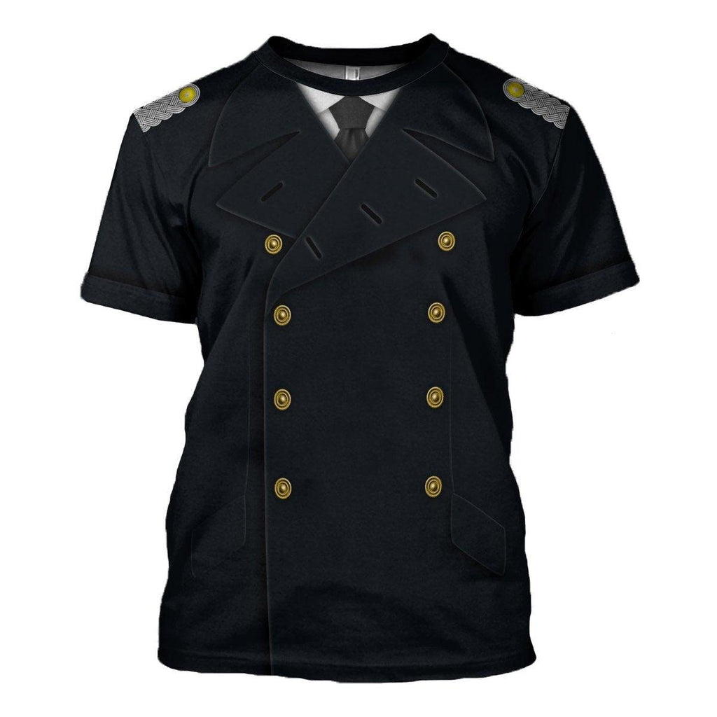  CustomsPig German Kriegsmarine (War Navy) Officer Costume Hoodie Sweatshirt T-Shirt Tracksuit -  CustomsPig.com