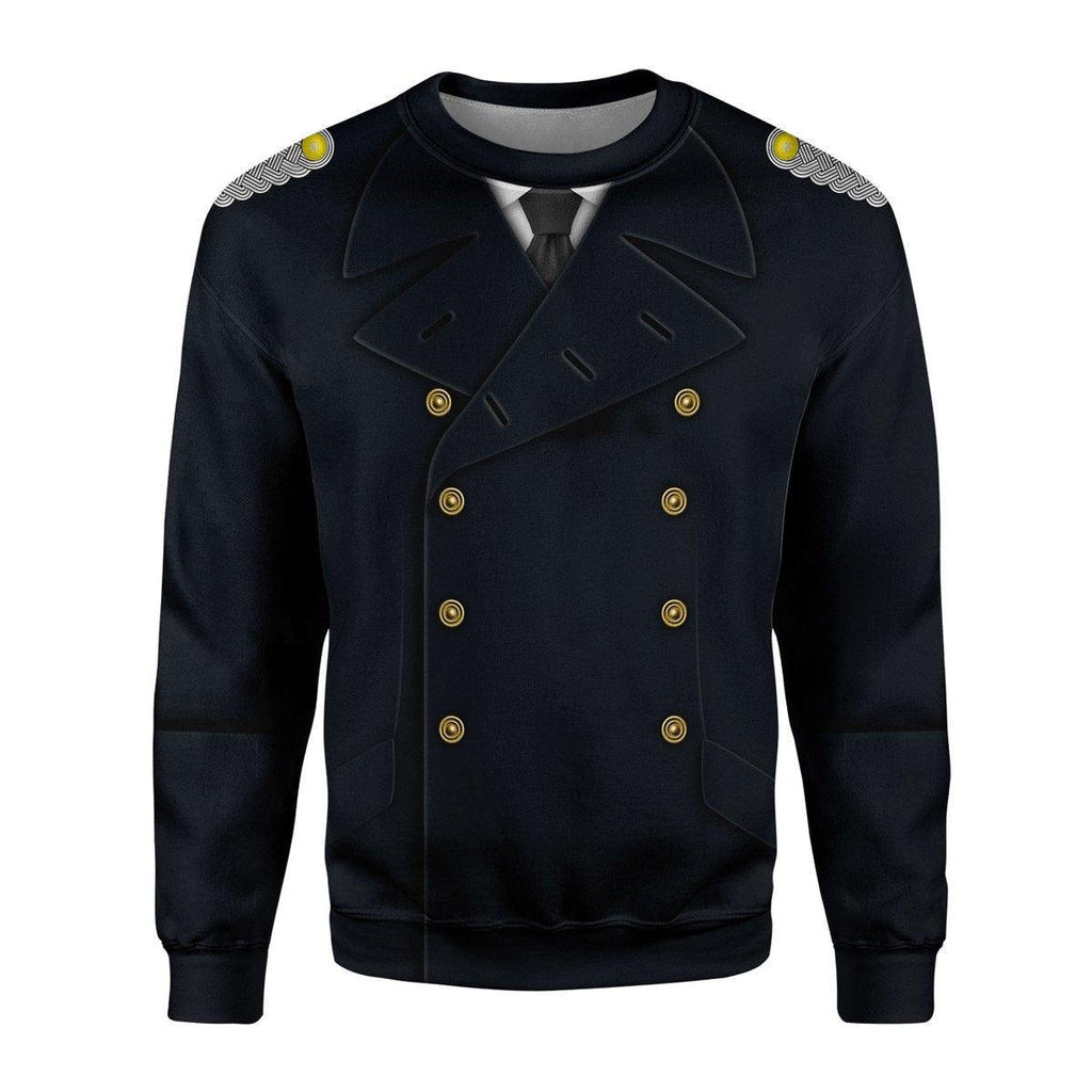  CustomsPig German Kriegsmarine (War Navy) Officer Costume Hoodie Sweatshirt T-Shirt Tracksuit -  CustomsPig.com