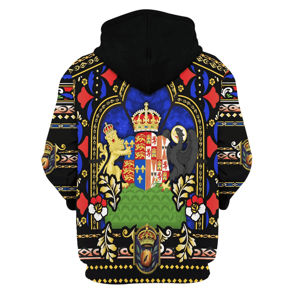  CustomsPig Catherine of Aragon Queen of England Costume Hoodie Sweatshirt T-Shirt Tracksuit -  CustomsPig.com