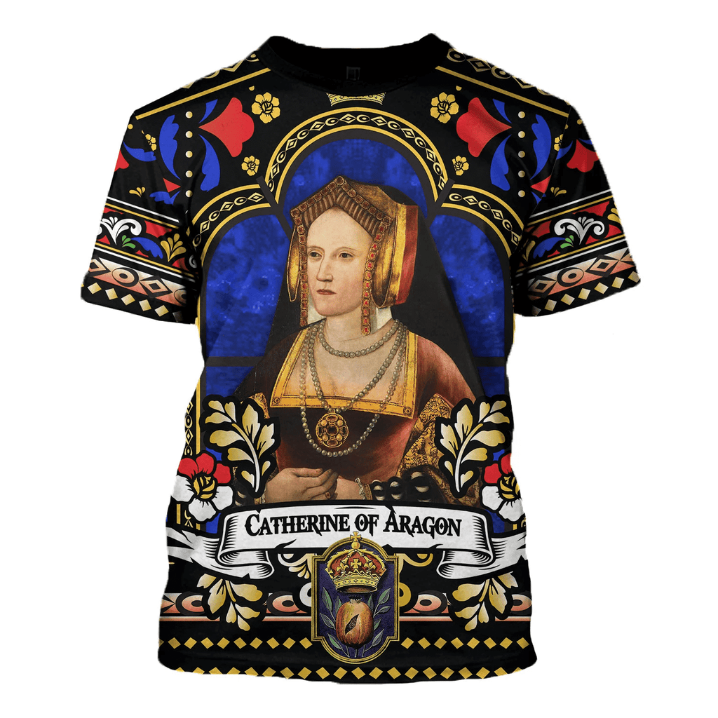  CustomsPig Catherine of Aragon Queen of England Costume Hoodie Sweatshirt T-Shirt Tracksuit -  CustomsPig.com