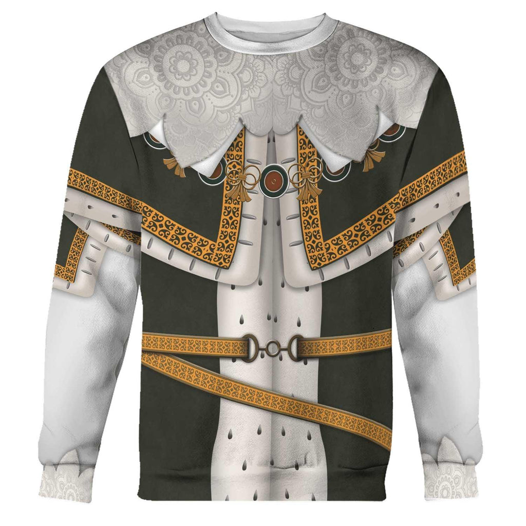  CustomsPig Charles I of England Costume Hoodie Sweatshirt T-Shirt Tracksuit -  CustomsPig.com