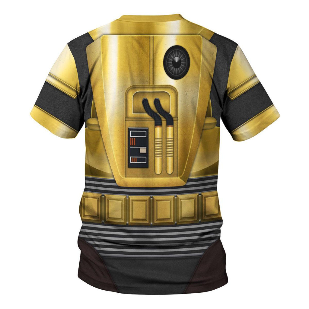 1978 Cylon Gold Costumes on Display T-shirt Hoodie Sweatpants Apparel - CustomsPig.com