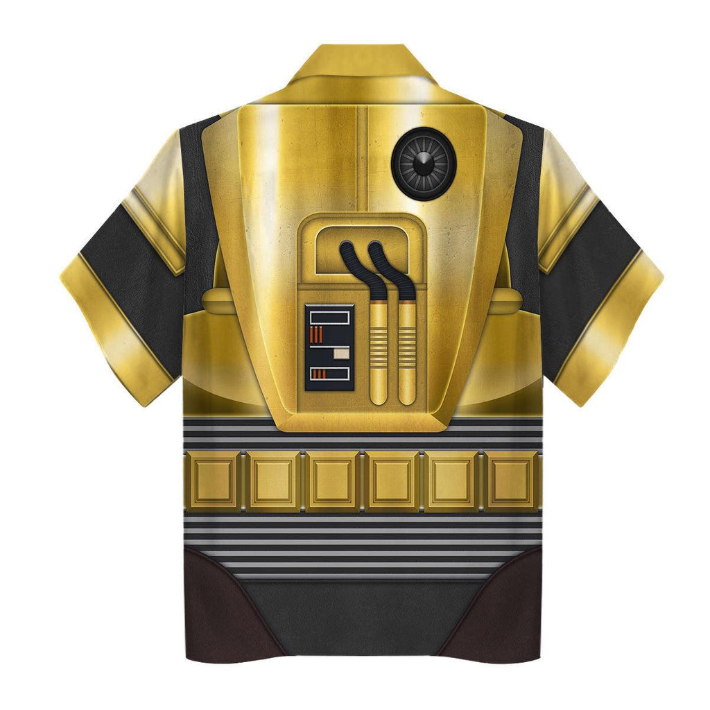 1978 Cylon Gold Costumes on Display T-shirt Hoodie Sweatpants Apparel - CustomsPig.com