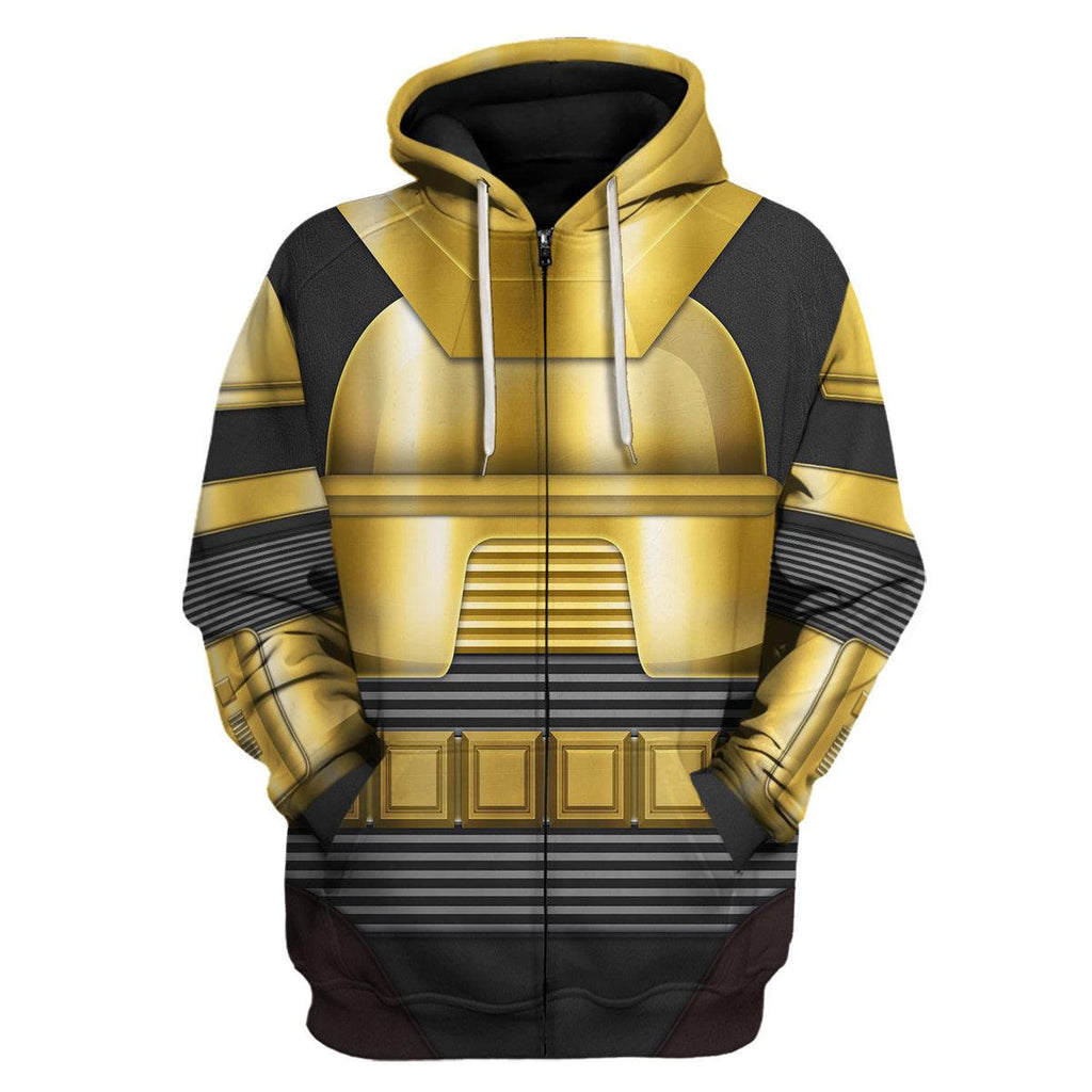 1978 Cylon Gold Costumes on Display T-shirt Hoodie Sweatpants Apparel - CustomsPig.com