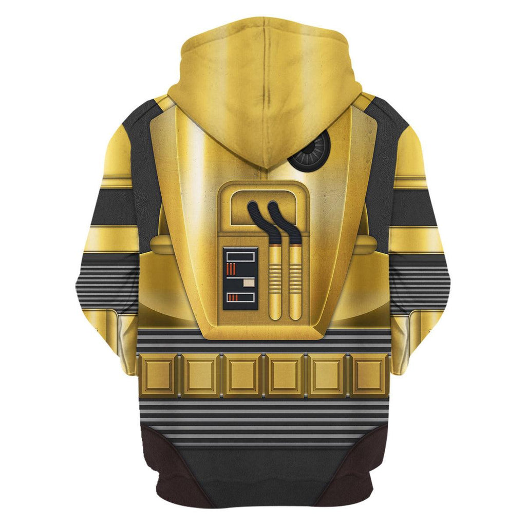 1978 Cylon Gold Costumes on Display T-shirt Hoodie Sweatpants Apparel - CustomsPig.com