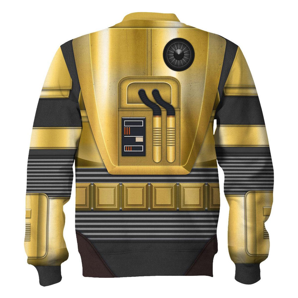 1978 Cylon Gold Costumes on Display T-shirt Hoodie Sweatpants Apparel - CustomsPig.com