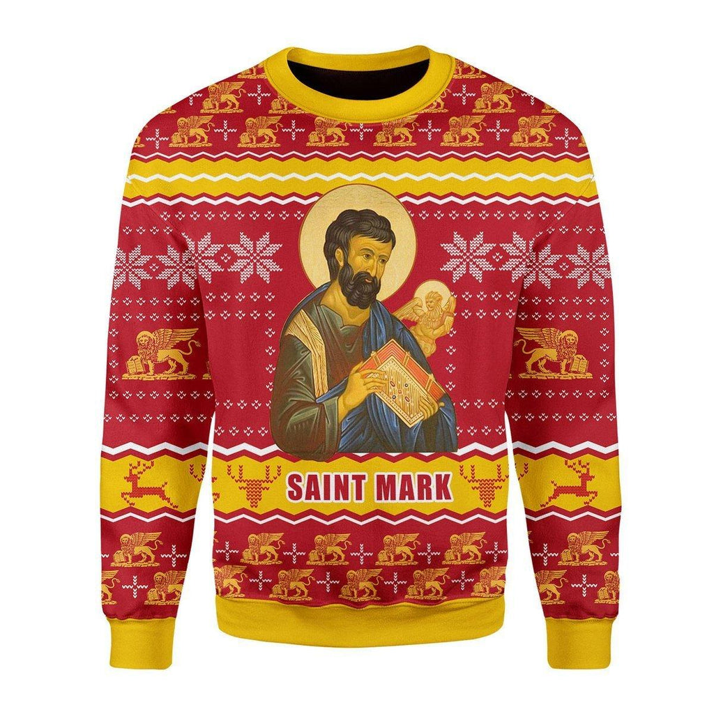 Saint Mark The Evangelist Christmas Sweater - CustomsPig