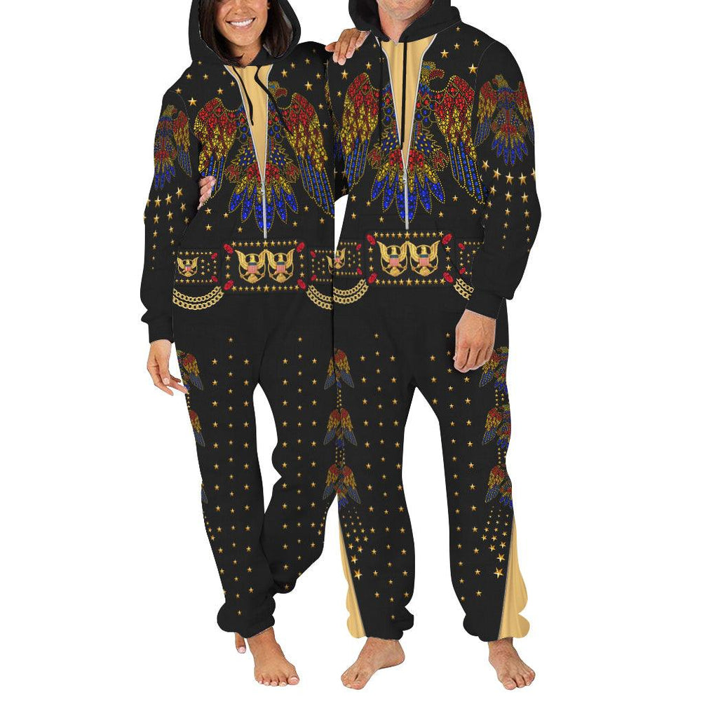 CustomsPig Elvis EAGLE Black jumpsuit Costume - CustomsPig.com