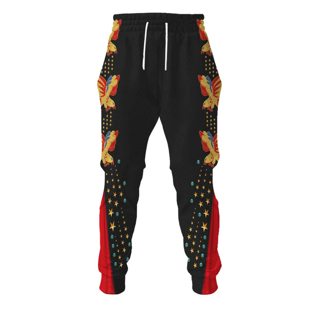 CustomsPig Elvis EAGLE Black Outfit Costume Hoodie Dress Swatpants - CustomsPig.com