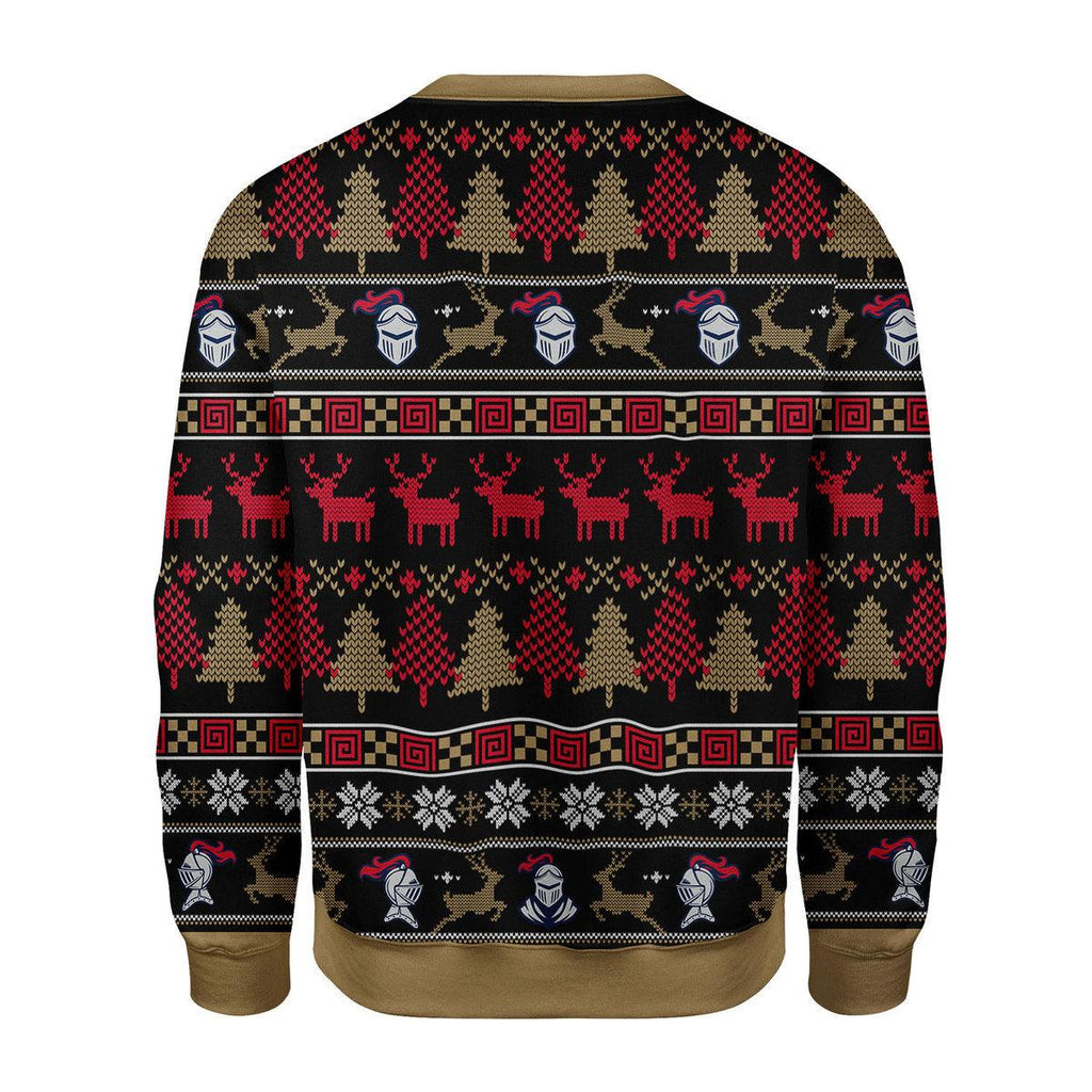 CustomsPig Knight Templar Christmas Ugly Sweater - CustomsPig.com