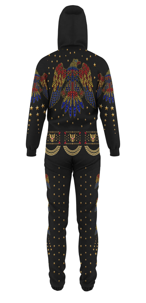 CustomsPig Elvis EAGLE Black jumpsuit Costume - CustomsPig.com