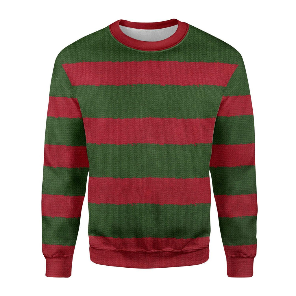 CustomsPig Freddy Krueger Christmas Ugly Sweater - CustomsPig.com