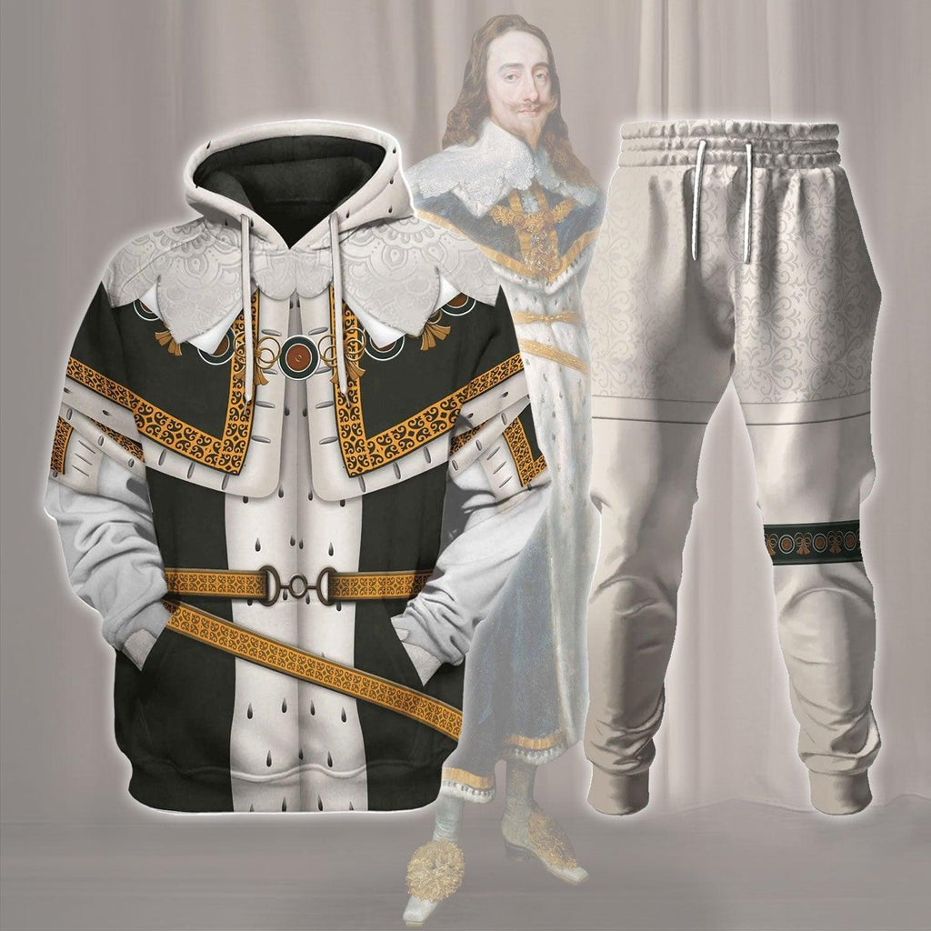  CustomsPig Charles I of England Costume Hoodie Sweatshirt T-Shirt Tracksuit -  CustomsPig.com