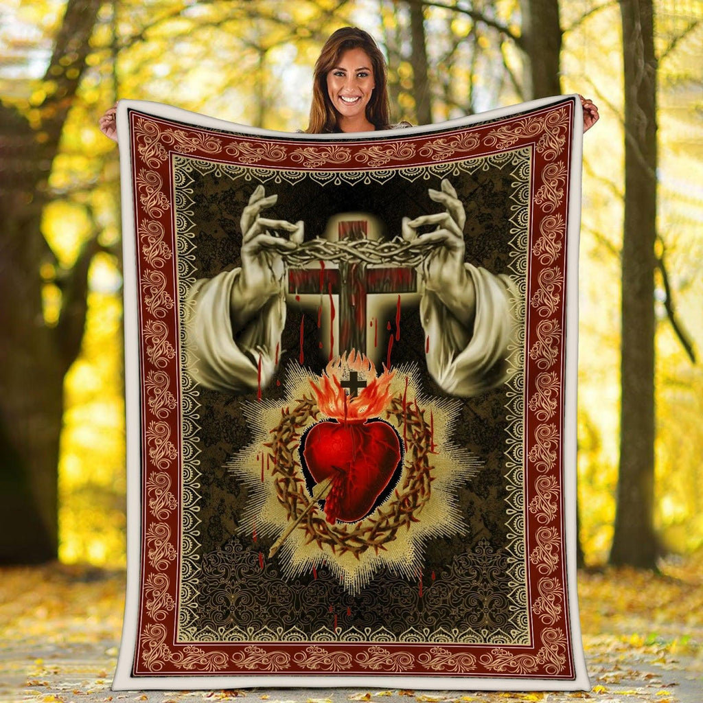 Blanket Sacred Heart - CustomsPig