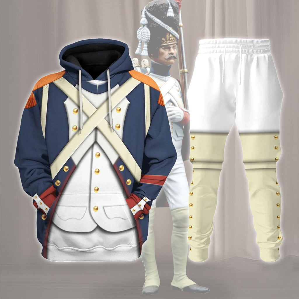  CustomsPig French Imperial Guard Grenadier Costume Hoodie Sweatshirt T-Shirt Tracksuit -  CustomsPig.com