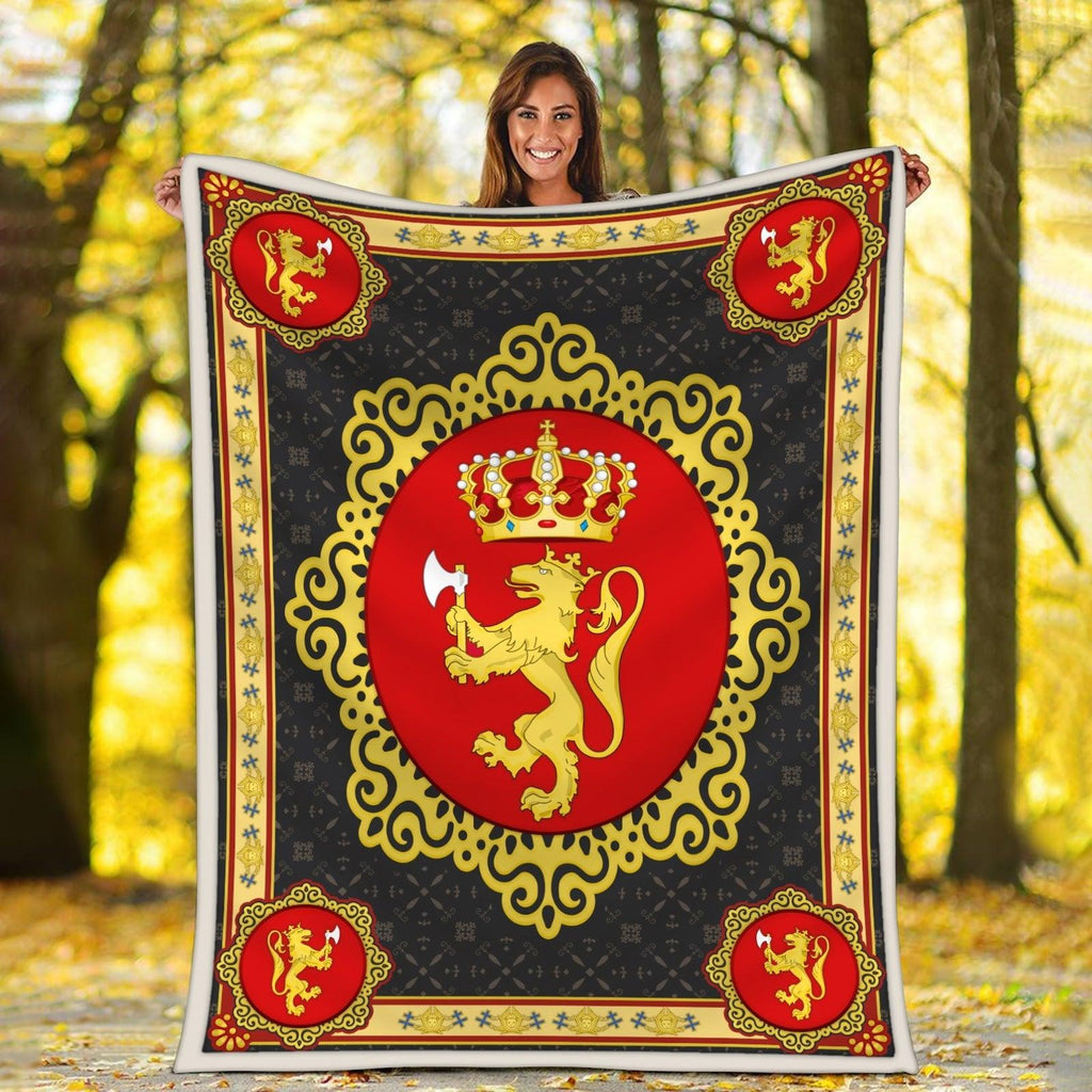 Blanket Coat Of Arms Of Norway - CustomsPig